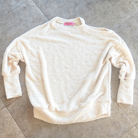 Almost Pink Sweaters - NWOT..Cold Shoulder sweater